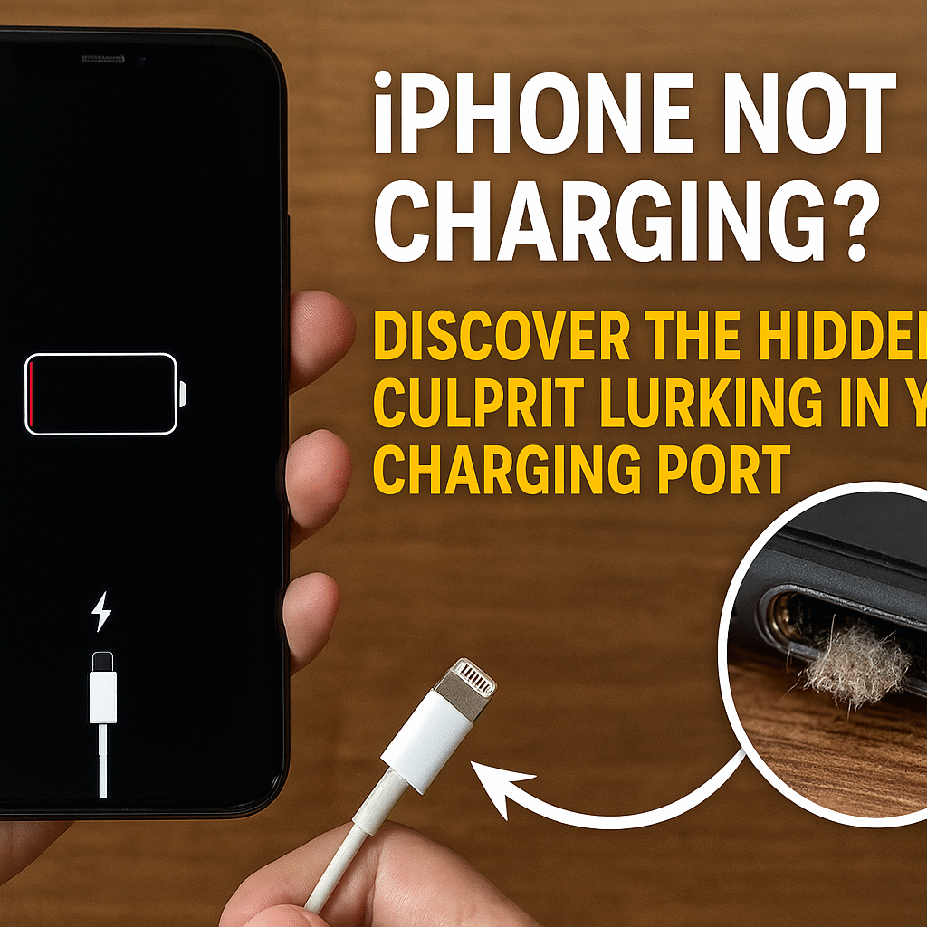 iPhone Not Charging Discover the Hidden Culprit Lurking in Your Charging Port